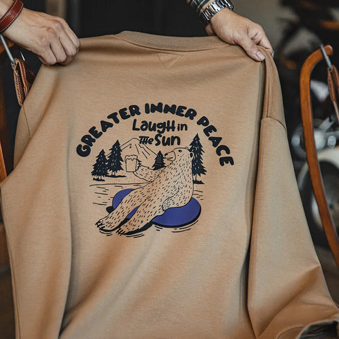 Casual 3D Letter Print Sweater